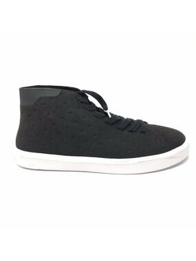 Native Mens Size 7 High Top Black Lace Up Mid Monaco Sneakers